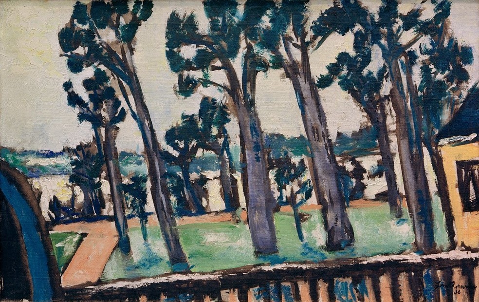 Max Beckmann, Blick vom Rupenhorn auf die Havel (Kunst,Orte und Reise,Natur)