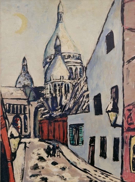 Max Beckmann, Sacre-Coeur im Schnee (Kunst,Orte und Reise)