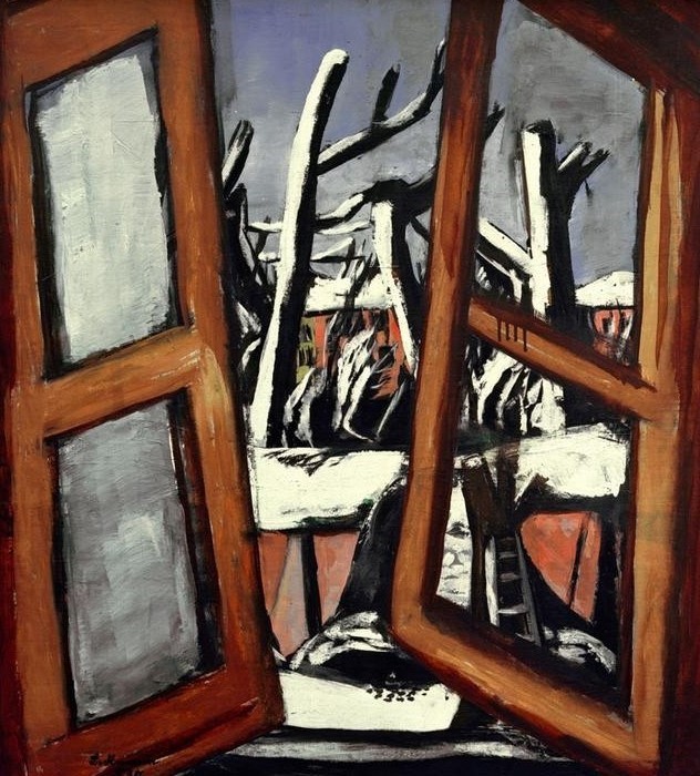 Max Beckmann, Winterlandschaft (Kunst,Natur)