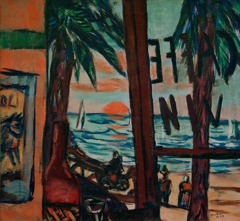 Max Beckmann, Cafe Bandol (Kunst,Natur)