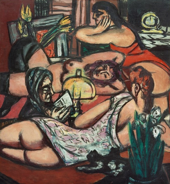 Max Beckmann, Mädchenzimmer (Siesta) (Kunst,Mensch und Gesellschaft)