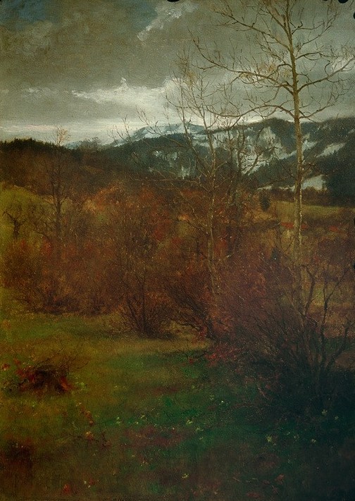Johann Sperl, Vorfrühling im Alpenvorland  (Natur)