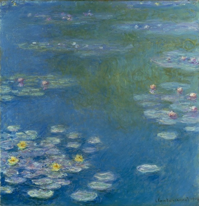 Claude Monet, Nymphéas (Botanik,Kunst,Landschaft,Impressionismus,See,Seerose,Französische Kunst)