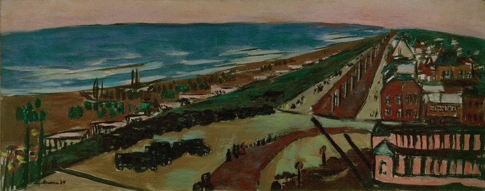 Max Beckmann, Blick auf Zandvoort bei Abend (Kunst,Orte und Reise,Natur)