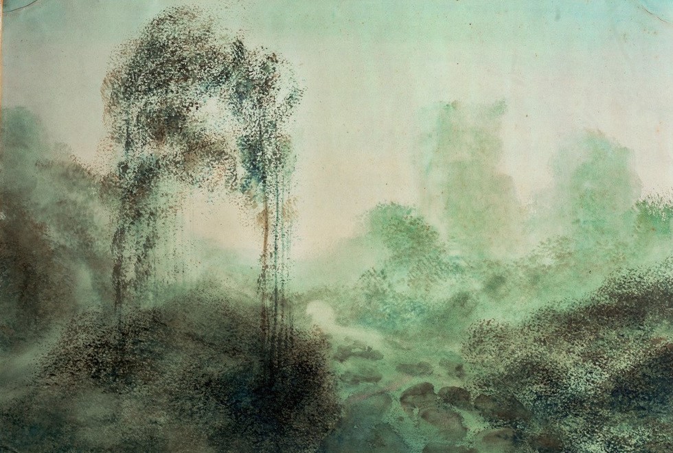 JOSEPH MALLORD WILLIAM TURNER, Landscape in the fog (Kunst,Landschaft,Meteorologie,Wetter,Nebel,Englische Kunst,Romantik)