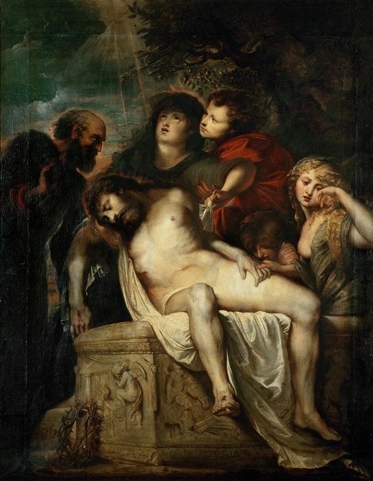 Peter Paul Rubens, Grablegung Christi (Christentum,Flämische Kunst,Religion,Barock,Maria Mit Kind,Neues Testament,Bibel,Jungfrau,Totenklage,Christi Beweinung,Grablegung Christi,Niederländische Kunst,Passion Christi)