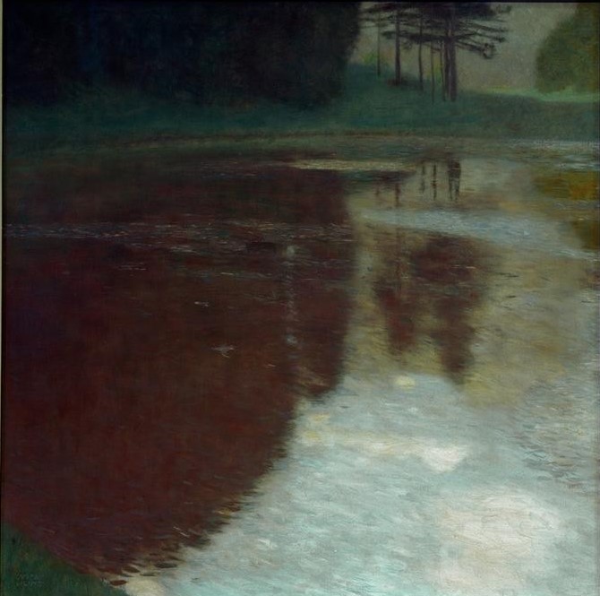 Gustav Klimt, Morgen am Teiche  (Natur)