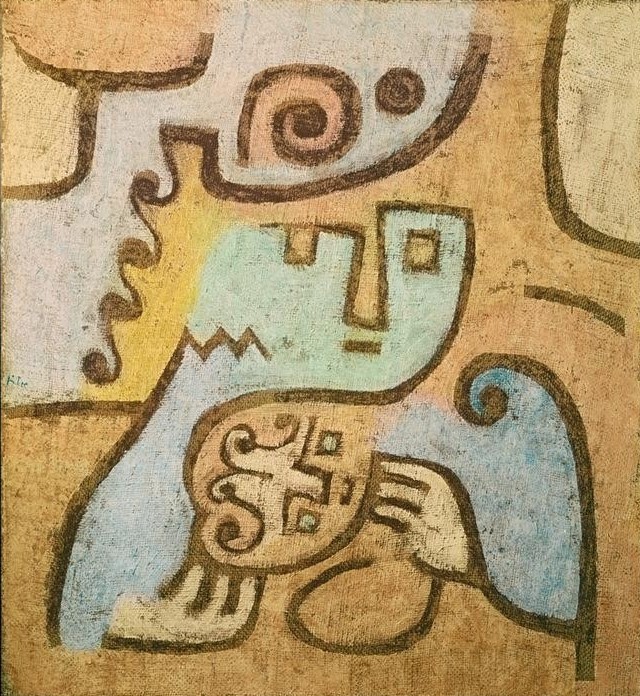Paul Klee, Mutter mit Kind (Deutsche Kunst,Mutter Und Kind,Mutter,Schweizerische Kunst,Abstraktion)
