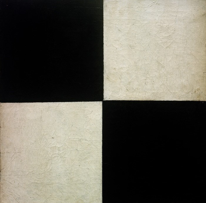 Kasimir Malewitsch, Vier Quadrate, 1915 (Geometrie,Kunst,Sowjetische Kunst,Konstruktivismus,Geometrisch,Abstrakte Kunst,Russische Kunst,Vier,Suprematismus,Ukrainische Kunst,Abstraktion,Schwarz Und Weiss,Viereck,Quadrat,Form)