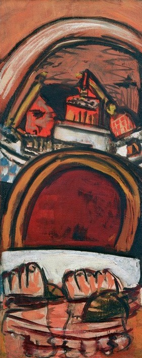 Max Beckmann, Füße im Bad (Kunst,Mensch und Gesellschaft)