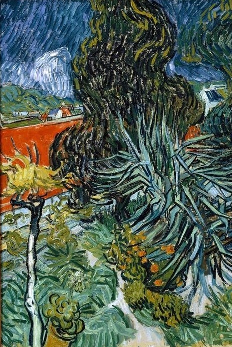Vincent van Gogh, Der Garten von Doktor Gachet in Auvers (Arzt,Garten Und Park,Jahreszeiten,Landschaft,Park,Impressionismus,Frühling,Baum,Niederländische Kunst,Garten)
