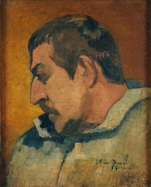 Paul Gauguin, Selbstbildnis (Künstler,Maler (Künstler),Mann,Selbstbildnis,Fauves,Portrait,Französische Kunst,Person)