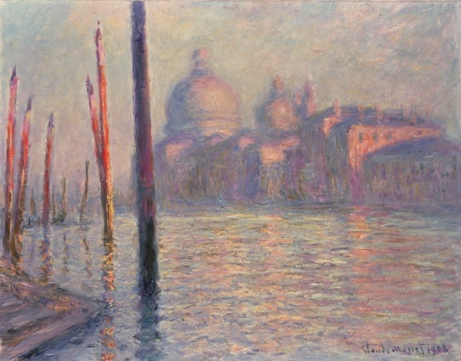 Claude Monet, Santa Maria della Salute et le Grand Canal, Venise (Geographie,Impressionismus,Französische Kunst,Jahrhundertwende,Rekordpreis,Topographie)