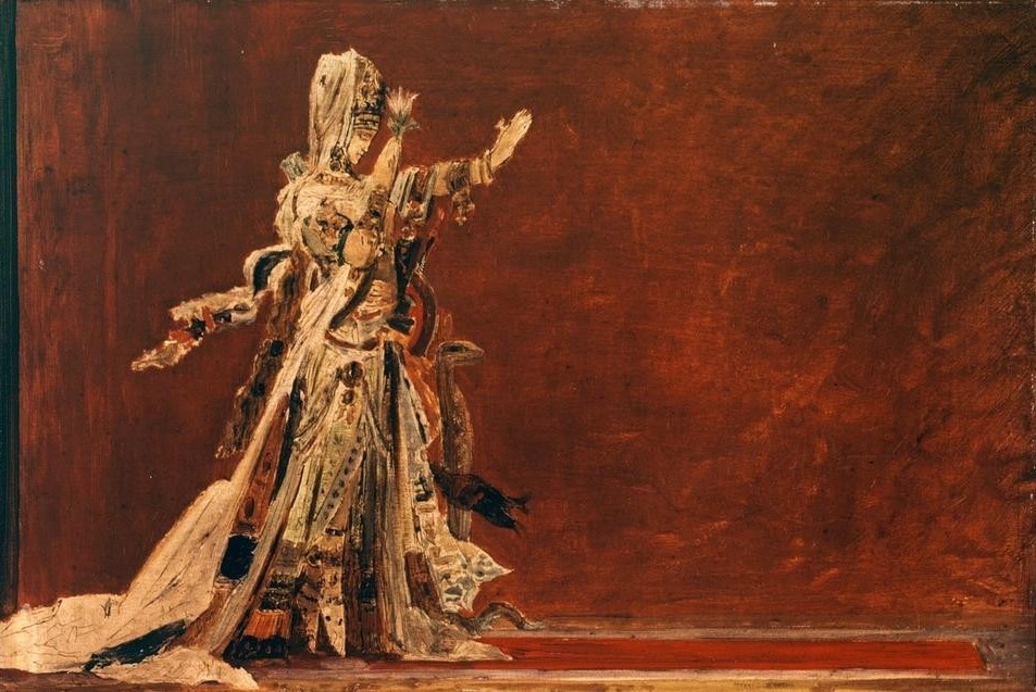 Gustave Moreau, Salome (Christentum,Frau,Schlange,Tanz,Symbolismus,Orientalismus,Neues Testament,Bibel,Studie,Französische Kunst)
