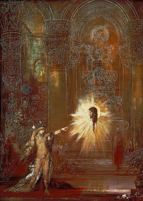 Gustave Moreau, L’Apparition (Christentum,Frau,Religion,Tanz,Symbolismus,Akt,Orientalismus,Neues Testament,Bibel,Französische Kunst,Nackttanz)