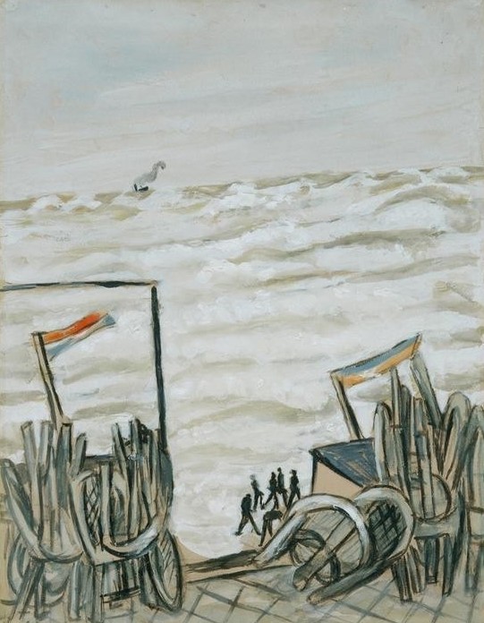 Max Beckmann, Strand bei Flut (Kunst)
