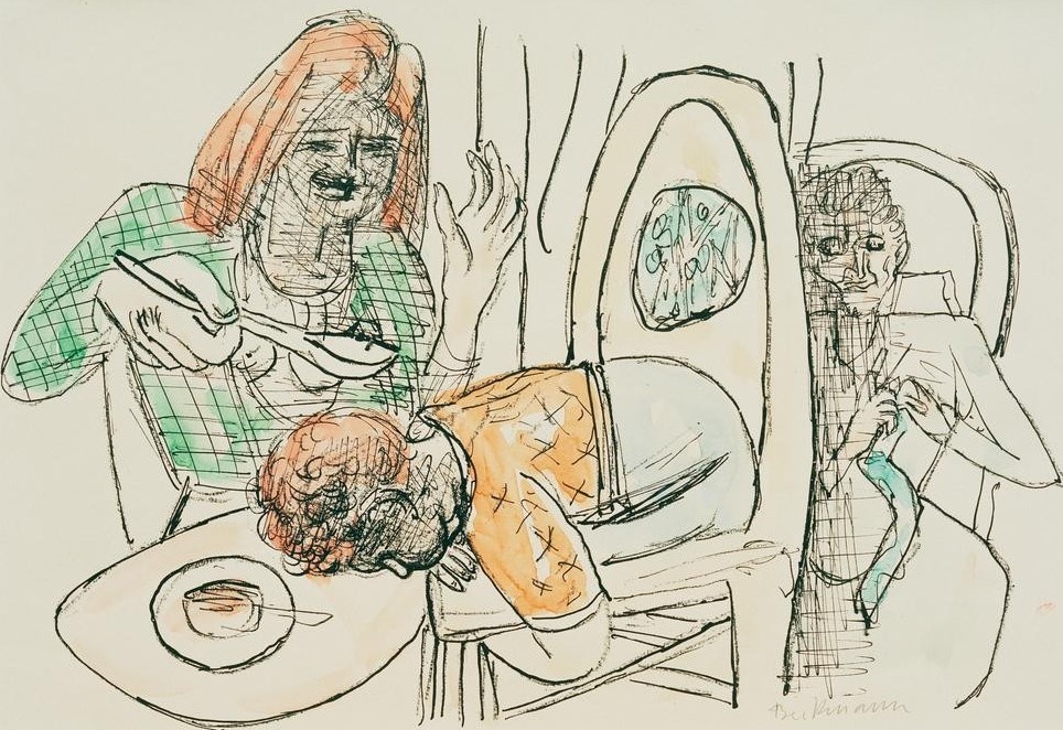 Max Beckmann, untitled (Kunst,Mensch und Gesellschaft)