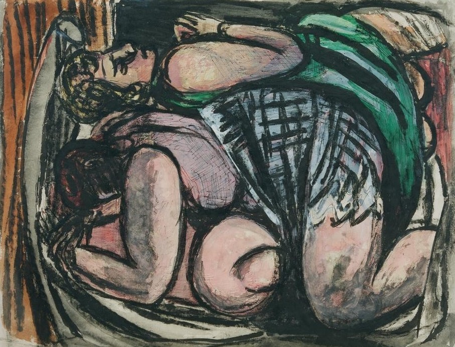 Max Beckmann, Zwei liegende Frauen (Kunst,Mensch und Gesellschaft)