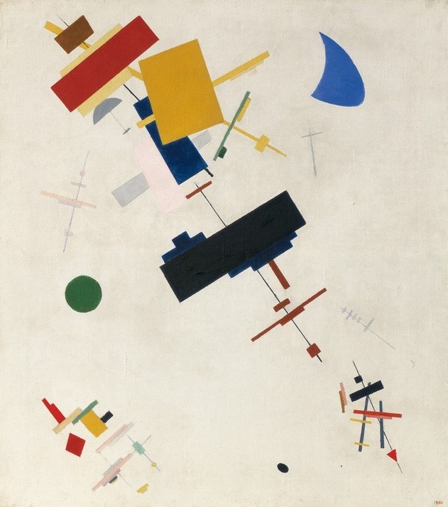 Kasimir Malewitsch, Suprematism Number 56 (Wunschgröße, Malerei, russische Avantgarde, abstrakte Malerei, Suprematismus, geometrische Formen,Rechtecke, Balken, Klassische Moderne, Business, Büro, Wohnzimmer, Arztpraxis, Treppenhaus, bunt)