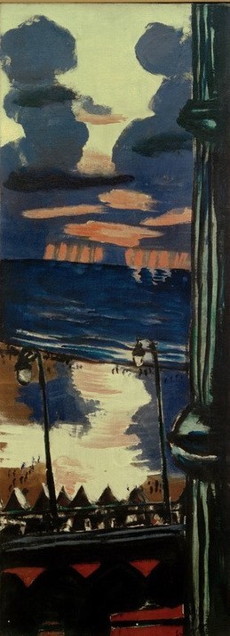 Max Beckmann, Abend auf der Terrasse (Kunst,Natur)