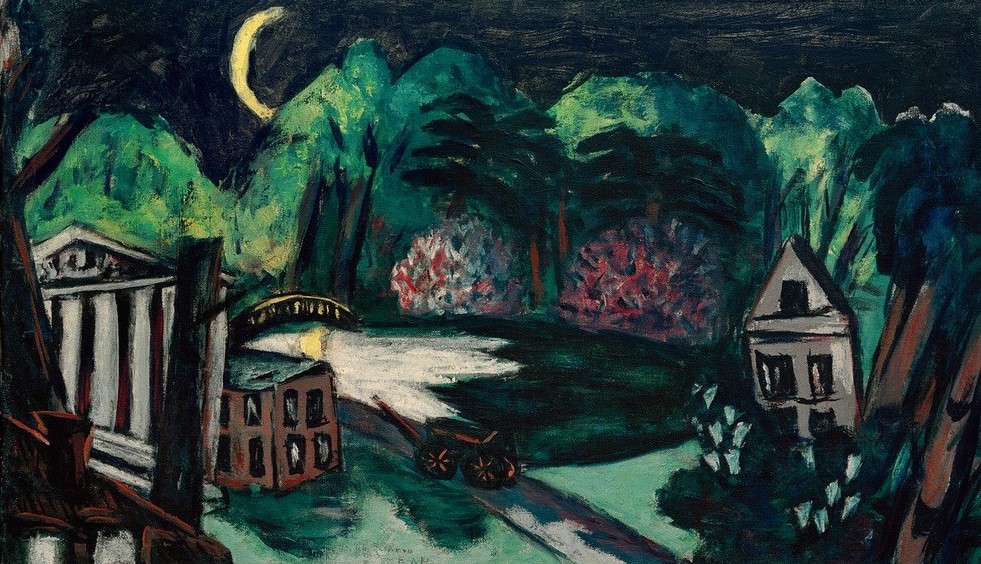 Max Beckmann, Nächtlicher Park. Baden-Baden (Kunst,Natur)