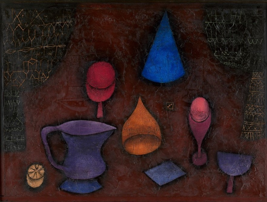 Paul Klee, Stillleben (Stillleben,Zitrone,Krug,Becher)