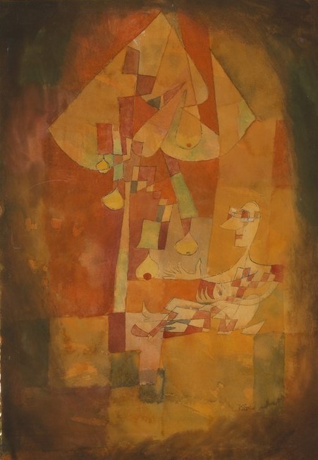 Paul Klee, Der Mann unter dem Birnbaum (Früchte,Mann,Birne,Birnbaum)
