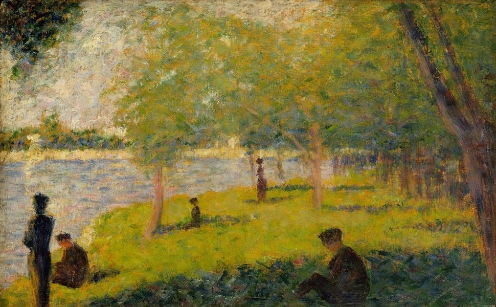 Georges Seurat, Study for "A Sunday on La Grande Jatte"