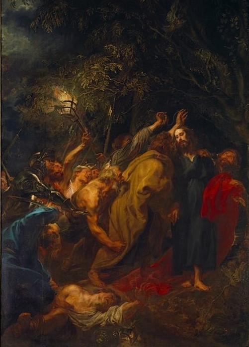 Anthonis van Dyck, Gefangennahme Christi (Christi Gefangennahme, Passion Christi, Gethsemane, Judaskuss, Neues Testament, Religion, Christentum, Barock, Klassiker, Wunschgröße, Wohnzimmer)