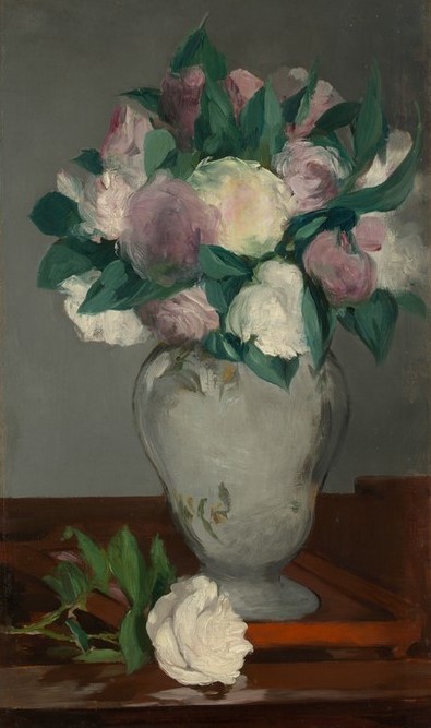 Edouard Manet, Pfingstrosen (Blumenstrauss,Vase,Pfingstrose)