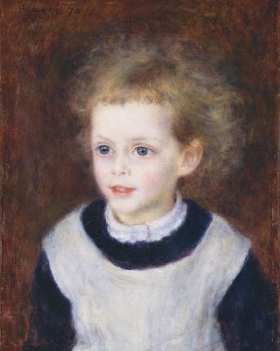 Pierre-Auguste Renoir, Marguerite-Thérèse (Margot) Berard (Kind,Mädchen,Portrait)