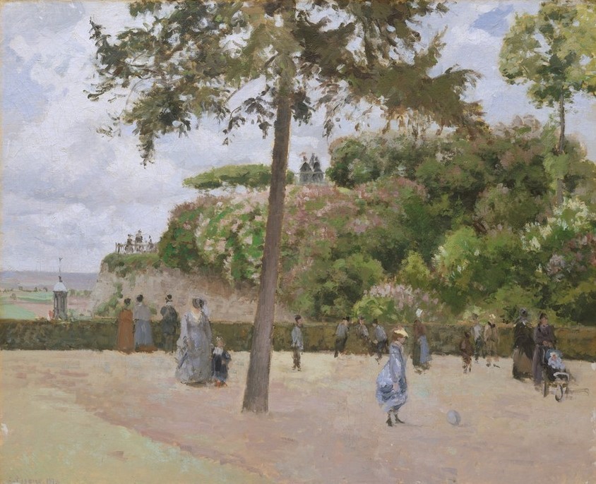 Camille Pissarro, The Public Garden at Pontoise