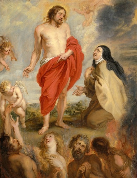 Peter Paul Rubens, Saint Teresa of Ávila Interceding for Souls in Purgatory (Fegefeuer (Religion),Seele)
