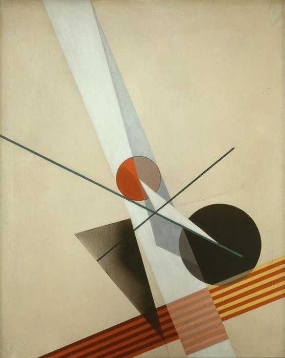 Laszlo Moholy-Nagy, A XXI. (Bauhaus,Geometrie,Konstruktivismus,Ungarische Kunst,Kreis,Dreieck)