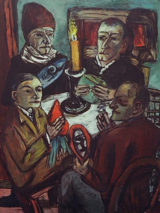 Max Beckmann, Les Artistes mit Gemüse (Kunst,Wissenschaft und Technik)