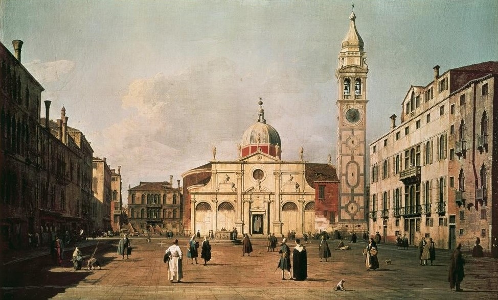 Giovanni Antonio Canaletto, Il campo di S. Maria Formosa (Venedig, Städte, Italien, Paläste, Architektur, Barock, Vedute, Klassiker, Wunschgröße, Wohnzimmer)