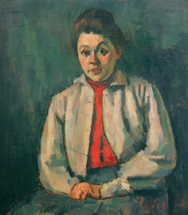 Alexej von Jawlensky, Helene mit roter Weste  (Mensch und Gesellschaft