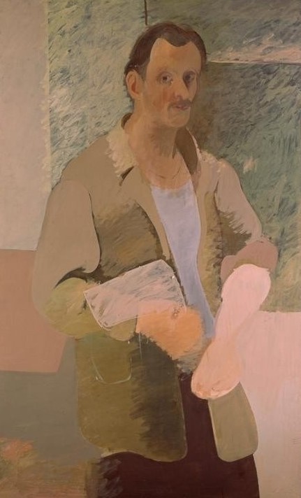 Arshile Gorky, Selbstbildnis (Künstler,Maler (Künstler),Mann,Selbstbildnis,Portrait,Amerikanische Kunst,Us-Amerikanische Kunst,Abstrakter Expressionismus,Armenische Kunst,Person)