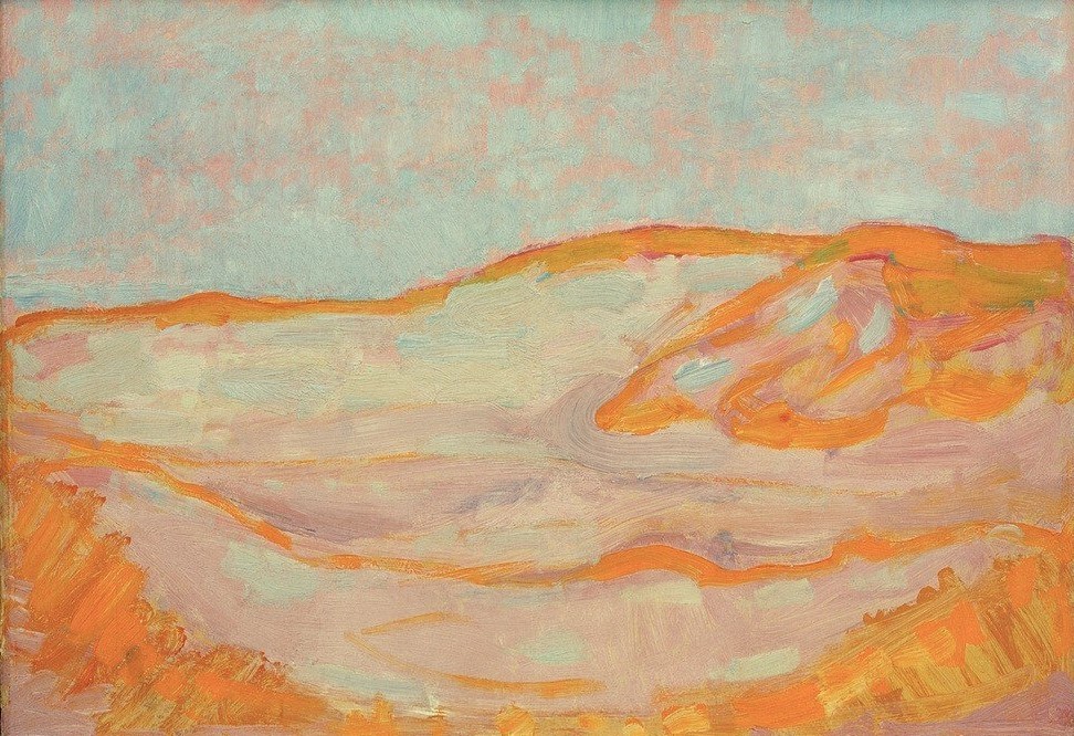 Piet Mondrian, Düne IV (Kunst,Landschaft,Meer,Fauves,Düne,Niederländische Kunst,Abstraktion)