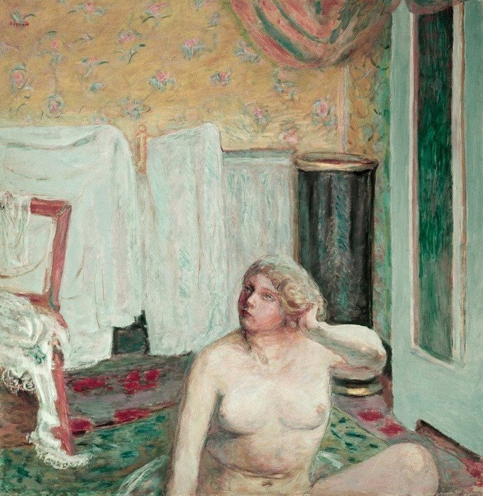 Pierre Bonnard, Nu, Le Matin (Frau,Kunst,Akt,Interieur,Französische Kunst,Nabis)