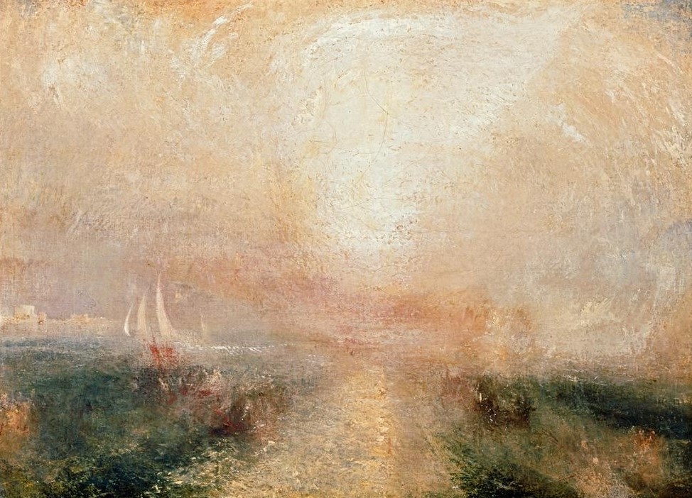 JOSEPH MALLORD WILLIAM TURNER, Yacht Approaching the Coast (Jacht)