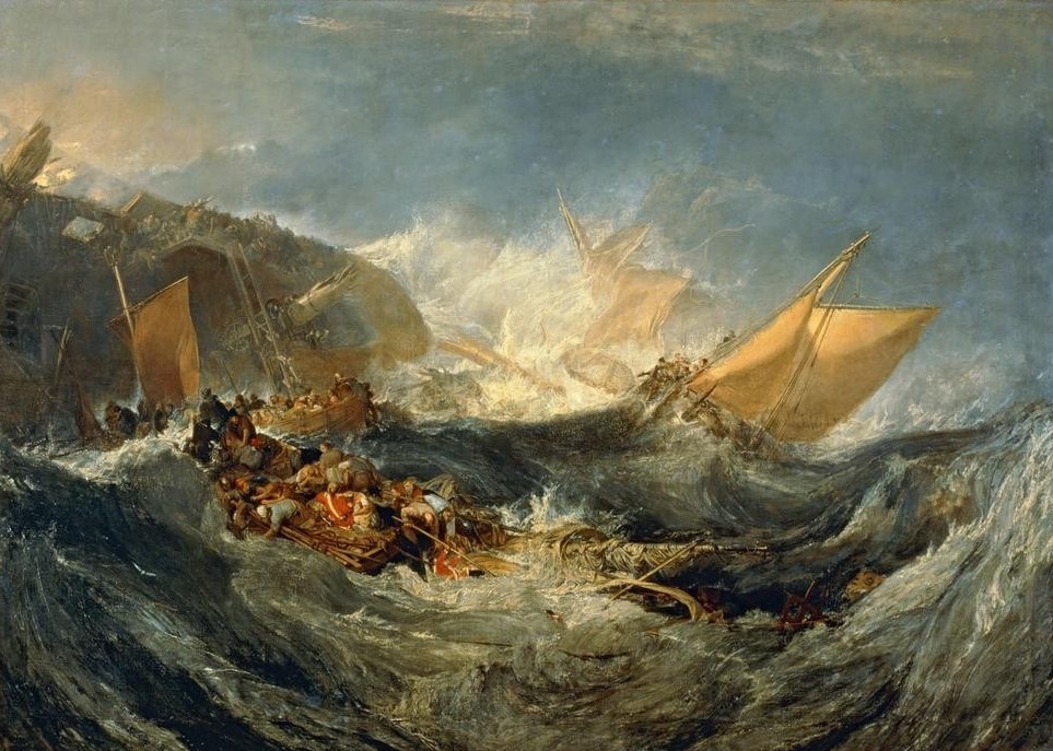 JOSEPH MALLORD WILLIAM TURNER, The Wreck of a Transport Ship