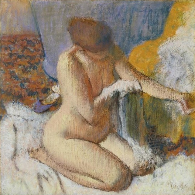 Edgar Degas, Nue après le bain (Akt)