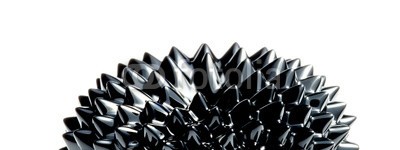 klauskreckler, Ferrofluid (magnet, magnetisch, magnetismus, flüssig, öl, igel, schwarz, weiß, abstrakt, bejahrt, amorph, close-up, einfachheit, metall, dunkel, effekt, eisen, flüssigkeit, feld, kegel, industrie, makro, muster, nano, technologie, nanotechnologie, pool, physi)