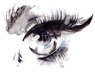 okalinichenko, eye (auge, pupille, augenlid, wimper, remis, stift, menschlich, betätigung, produkt, weiß, schönheit, gesicht, kunst, leute, schwarz, abbildung, sketch, backgrounds, makro, körper, grafik, schauend, schöner, grau, anatomie, augenbraue, entwerfe)