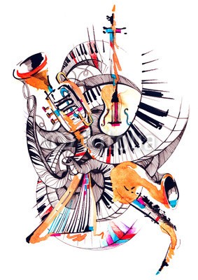 okalinichenko, musical instruments (piano, violine, trompete, saxophon, abstrakt, musikalisch, instrumente, kunst, abbildung, vektor, symbol, set, klingen, klassik, posaune, ausstattung, objekt, isoliert, acoustic, kit, entwerfen, weiß, farbe, elemente, schwarz, backgrounds, leisur)
