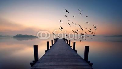 Jenny Sturm, mystischer Ort am See (nebel, brücke, zielen, frühling, time out, abenteuer, küste, see, landschaft, stranden, investor, kai, anblick, schwimmen, bavaria, mystisch, brücke, sonne, lang, entspannen, erholen, erholung, weite, unendliche, abenddämmerung, leuchten, urlau)