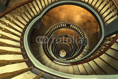Blickfang, Wendeltreppe (wendeltreppe, treppe, treppenhaus, kreis, spirale, gebäude, architektonisch, hambur)