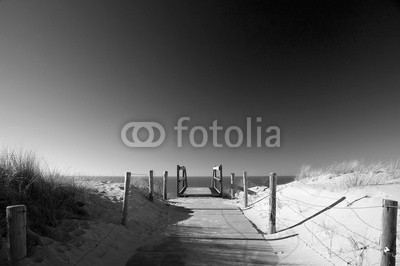 claas123, Ausblick (stranden, düne, straßen, trampelpfad, meer, horizont, ausblick, fern, weite, zukunft, ungewiss, sommer, schwarzweiß, treppe, wo, hübsch, himme)