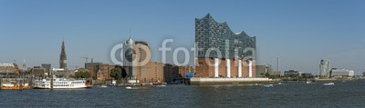 Blickfang, Hamburg  Hafen (sehenswürdigkeit, beleuchtet, touristisch, deutsch, wasser, hafen, boot, schiff, segelschiff, historisch, boot, hamburg, stadt, stimmung, hanse, architektur, urbano, panoram)